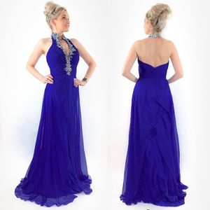 Royal Blue Prom Dress Pageant Gown